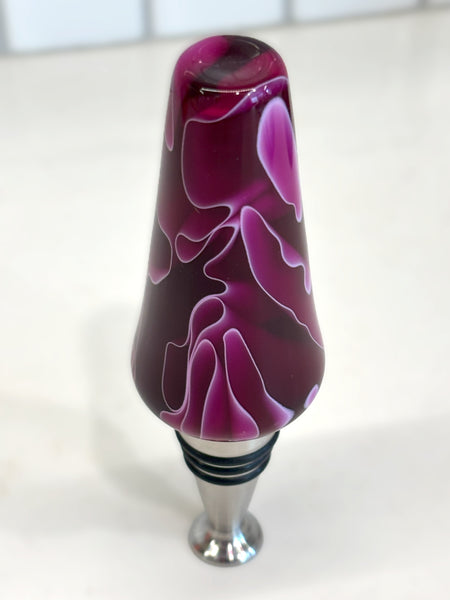 Sangria Wine Red Stainless Steel Bottle Stopper