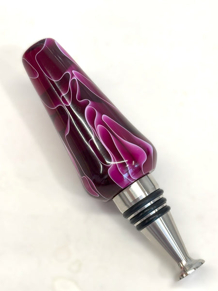 Sangria Wine Red Stainless Steel Bottle Stopper