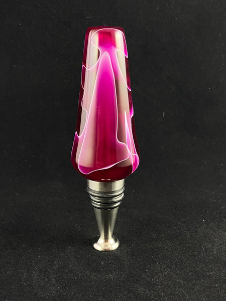 Sangria Wine Red Stainless Steel Bottle Stopper