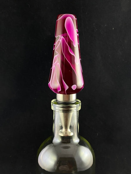 Sangria Wine Red Stainless Steel Bottle Stopper