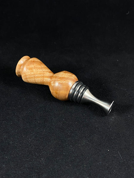 Curley Maple Bottle Stopper