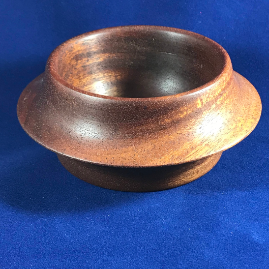 African Mahogany Wood Kitchen Salt Bowl, Salt Pinch Bowl, Salt Pig Container