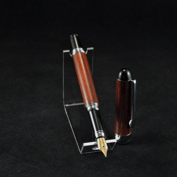 The Euro Fountain Pen in Cocobolo Wood
