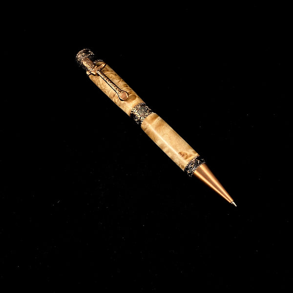 The Cowboy /Cowgirl Copper Pen in Maple Burl.