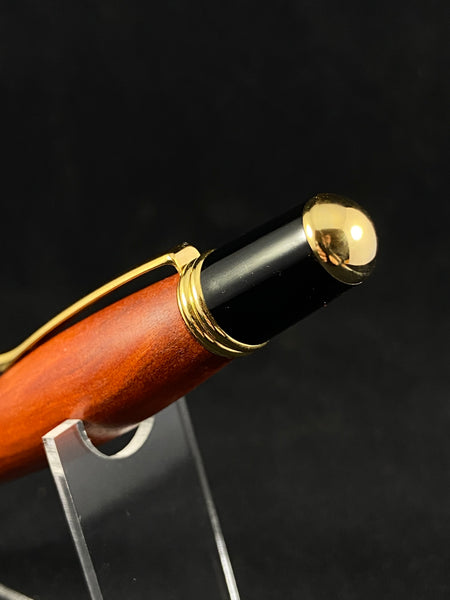 The Chairman Pen in Gold with Black and Red Wood