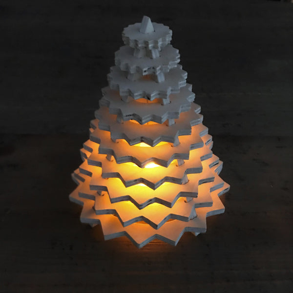 Ten-Tier Christmas Tree In Birch Plywood