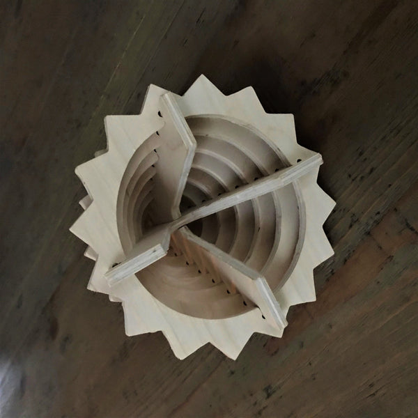 Ten-Tier Christmas Tree In Birch Plywood