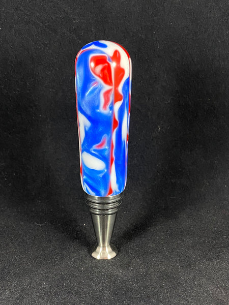 Fourth of July Stainless Steel Bottle Stopper