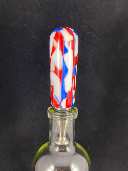 Fourth of July Stainless Steel Bottle Stopper