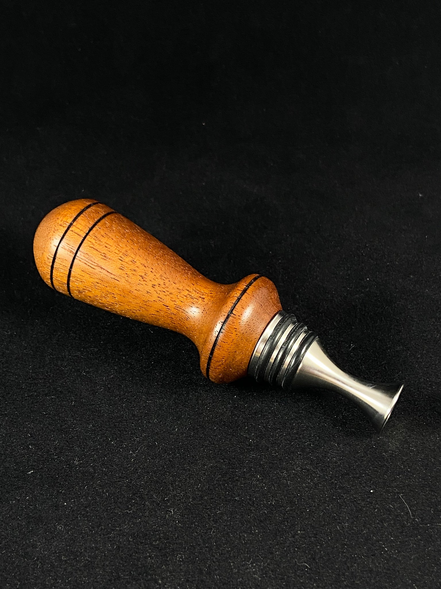 Mahogany Hardwood Bottle Stopper