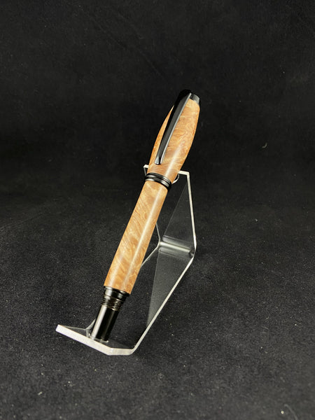 The Archer Fountain Pen in Caramel Maple Burl