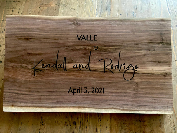 Custom Request - Personalization - McKissack Concepts Handmade Charcuterie Boards