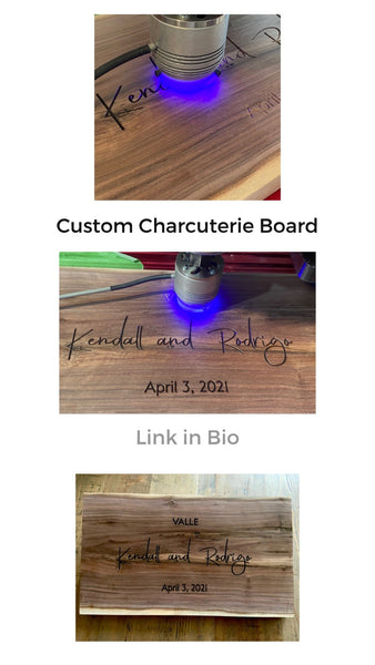 Custom Request - Personalization - McKissack Concepts Handmade Charcuterie Boards