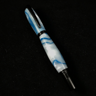 The Archer Fountain Pen in Polar Ice Blue Water